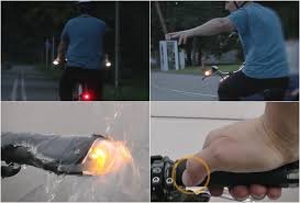 BlinkerGrips Battery – Fahrradgriffe mit integrierten Markierleuchten und Blinkern – passend zu Ihrem persönlichen Rad-Design, ergonomischer Griff + Blinker + Markierleuchte für aktive Sicherheit auf dem Fahrrad (schwarz) - 5