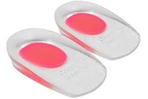 Heel Support Pad Cup Spur Gel Silicone Shock Cushion Orthotics Shoe Insoles Women Body and Base TM
