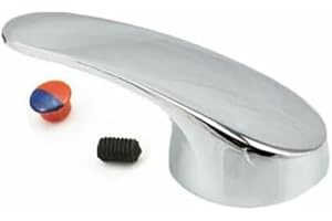 Clockjuan 1 Set Silver Replacement Kitchen Bathroom Single Lever Mixer Tap Handle Faucet Parts Faucet Handles