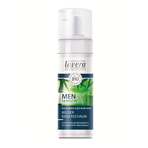 Lavera Men's Sensitive Mild Shaving Foam [2 Packs of 150 ml]