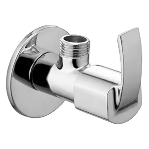 ALTON QBA9025 Brass, Angle Valve With Wall Flange (Chrome)