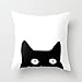 18" x 18" Black Cat Decorative Throw Pillow Case Cushion Cover