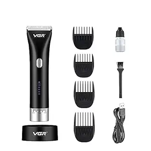 Hair Clippers Beard Trimmer for Men Ornate Cordless Clipper Grooming Kit 1400mAh 360? Charging Base USB Charging Cord Waterproof Rechargeable Body Hair Trimmer. V-185