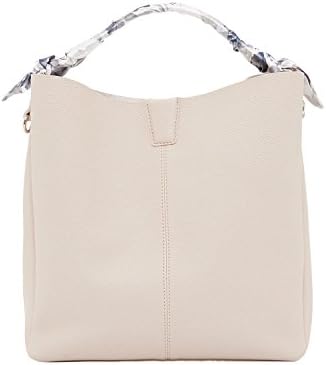 HALLHUBER Handbag with satin top handle one size, light beige
