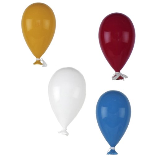 4 Stück Ballons aus buntem Glas zum Hängen - 2