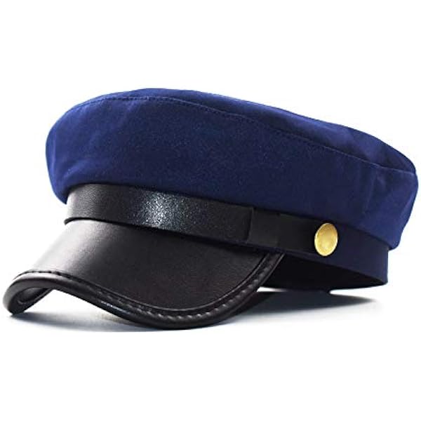 Chapeau De Chauffeur Noir Classique Britannique - Casquette Gavroche Vintage En Cuir PU Et Coton Pour Homme Et Femme