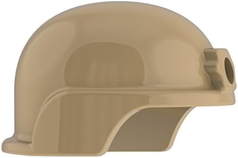 5 Combat Brick Custom Modern Fight Helmet for LEGO ® Figurines dark tan