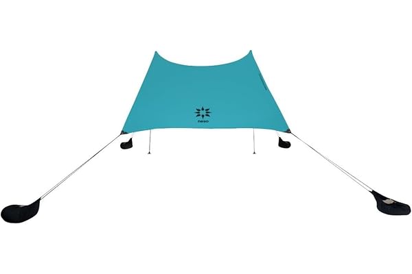 Grande Tente de Plage Neso Tents, 2,1 m (7 pi) de Hauteur, 2,7 m (9 pi) x 2,7 m (9 pi), Coins renforcés et Poche réfrigérée