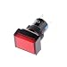 Generic 16mm Self-locking Latching Push Button Square Switch Red Led Power Switch DC12V Red RS.220.00