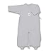Baby Boum Unisex Baby 70cm Long 3-in-1 Sleeping Bag and Jumpsuit with Removable Sleeves Warm Grey 0-9 Months