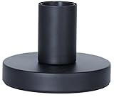 Farbe: schwarz, mit Schalter ca. 8,5cm x 12cm (Leuchtmittel nicht enthalten)