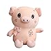 Produktbild NUOBESTY Niedlichen Plüsch Spielzeug Schwein Tier Dekokissen Gefüllte Plüschtier Weiches Kissen für Sofa Couch Bett Auto Büro Home Decor Kinder Spielzeug Geschenk (Rosa)