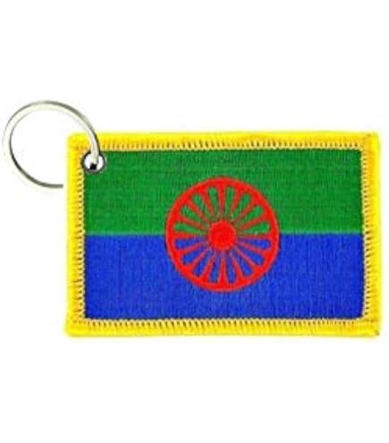Patch Brodé Souvenir Drapeau Roms / Romani - Pour Sac à Dos Ou Veste