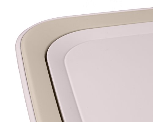 Wäschetruhe Wäschekorb Wäschepuff mit Belüftung Moda Vintage 60 Liter mit Deckel Wäschesammler - 8