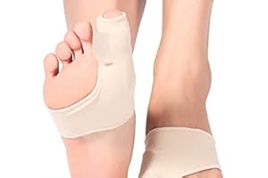 Haofy Hallux Valgus Korrektur Zehenspreizer, Hallux Valgus Bandage Socken Gegen Hammerzeh mit Eingebaut Gel-Pad, 2-in-1 Bunion Corrector Valgus Hallux Socken Schiene Bunion Sleeve für Damen Herren