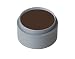 Grimas Water Based Make Up, Face And Body Paint 15ml (1001 Dark Brown)