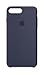 Produktbild Apple Silikon Case (iPhone 8 Plus / iPhone 7 Plus) - Mitternachtsblau