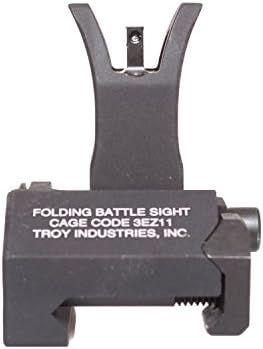Troy Industries Front Folding Tritium M4 Style Battle Sight (Black ) by Troy Industries