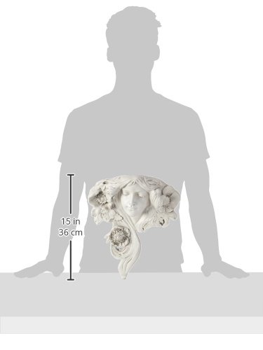 Design Toscano Le Printemps und Le Etoile: Französische Blattmasken, Wandfiguren - 2