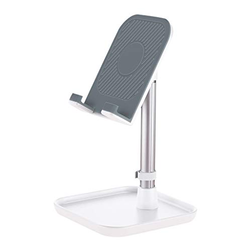 Preisvergleich Produktbild Jamicy® Handyhalterung Desktop, Aluminium Telefon Tablet Halter Ständer Desktop Telefon Halterung Schreibtisch Einstellbare Display Cradle, Smartphone Pad Tablet von 4 Zoll bis 10 Zoll