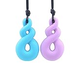 TRAGBARES EINSTELLBARES SEIL: Chew-Halskette für sensorisches Zahnen mit tragbarem, freiem Seil. Kinder können es überall tragen. Keine Angst vor dem Verlust. Es kann auch die Greiffähigkeit von Babys entwickeln