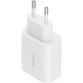 Belkin 25W USB-C PD PPS Şarj Adapt&ouml;r&uuml;, Hızlı Şarj &Ouml;zellikli, Beyaz