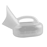 GRAN CAPACIDAD: 1000 ML para hombre. Buen ayudante para cuidar pacientes. Conveniente para el almacenamiento de adultos en orina de 24 horas.
