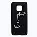 Produktbild Everainy Huawei Mate 20 Pro Hülle Silikon Bumper Gummi Kreativ Cover Hüllen für Huawei Mate 20 Pro Handyhülle Einfach Stoßfest TPU Stoßstange Schwarz Schutzhülle (Gesicht)