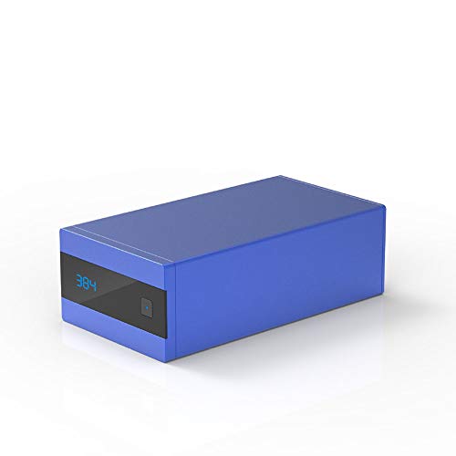 Preisvergleich Produktbild WQGNMJZ Kopfhörerverstärker, Digitaler Leistungsverstärker, Tragbarer Verstärker, Sanskrit 10. Decoder DAC USB-Faser Koaxial OTG SK10,Blue