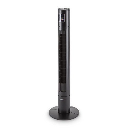 Klarstein • Highwind • Ventilator • Turmventilator • Säulenventilator • mit Fernbedienung • Oszillationsfunktion 90° • Timer • 3 Geschwindigkeitsstufen • Innenraumtemperaturanzeige • 3 Ventilationsmodi • LED-Display • Turmdesign • sparsam • schwarz - 5