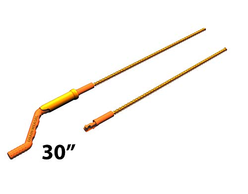 FlexiSnake - Kit de desagüe para fregadero de desagüe (incluye mango giratorio)