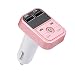 Produktbild MMLC Car Kit Freisprecheinrichtung Wireless FM Transmitter LCD MP3 Player USB Ladegerät Car Charger Car MP3 Player (Rosé Gold)