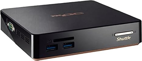 SHUTTLE Barebone XPC nano NC01U Intel i3-5005U 2XDDR3L HDMI miniDP 1XHDD/SSD 2XUSB-3.0 2XUSB-2.0 1XCOM CardReader schw