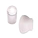 Sanwood Nail Art Jelly Stamper Stamp Scraper Set Polish Stamping Manicure Tools (Transparent)