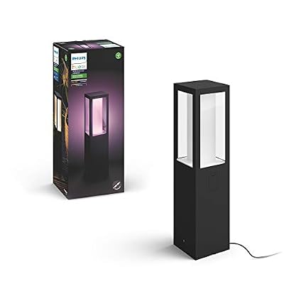 Philips Lighting 8718696170526 Philips Hue White and Color Ambiance Borne Extérieure Impress Extension Aluminium Noir