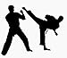 Produktbild Mode Karate Taekwondo Decor Wandaufkleber PVC Wohnzimmer sport Schlafzimmer Küche Und Fitnessraum 55x44 cm