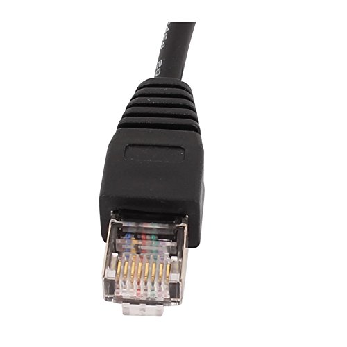 RJ45 Verlaengerungskabel – SODIAL(R)30cm Weiblich Maennlich Ethernet-Kabel an das Netz 2 Stueck RJ45 Verlaengerungskabel - 3
