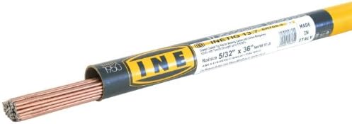 INETIG 13.7 ER70S-3 5/32 x 36-Inch on 10-Pound Tube Copper Coated Tig Rod for Welding Mild Steels