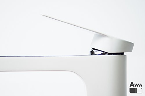 AWA – Ophir – RED DOT winner – Waschtischarmatur – Weiß & Chrome - 3