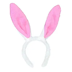 Confidence Fashionable Funny Hair Band For Kid Girls Latest Birthday Return Gift Item 20 Gram Pack Of 1 (White And Pink)