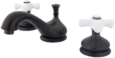 Water Creation F2-0010-03-AL Early 20th Century American Teapot Widespread Lavatory Faucet with Pop-Up Drain