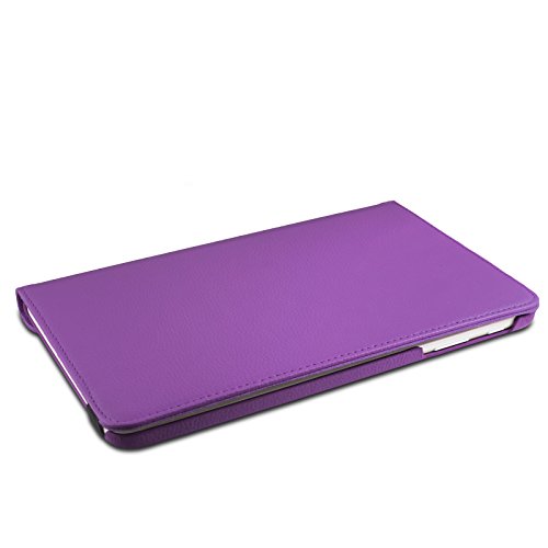 Infiland Samsung Galaxy Tab E 9.6 Hülle Case – PU Ledertasche lederhülle 360° Drehbarer Stand Cover Case Schutzhülle Tasche Etui für Samsung Galaxy Tab E T560N / T561N 24,3 cm (9,6 Zoll) Tablet-PC(Lila) - 6