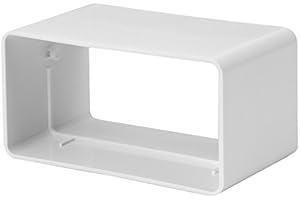 INTELMANN GMBH Intelmann Raccordo a canale piatto, in plastica, 220 x 55 mm