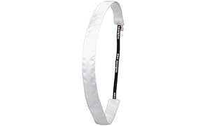 Ivybands reg; IVY684 Fascia per capelli antiscivolo in raso, colore bianco, taglia unica, larghezza 1,9 cm