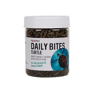 Protyn Daily Bites for Turtle - Floating Food Sticks for Turtles - Premium Turtle Food (100 g)