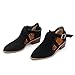 Produktbild Damen Schuhe, Malloom Frauen Ponited Toe Schuhe Reine Farbe Booties Schnalle Square Heel Single Schuhe Schwarz, Braun, Rosa Größe: 35-43