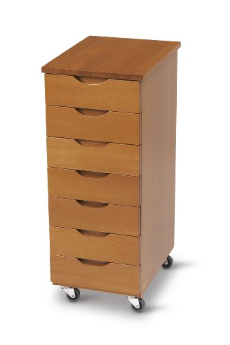 ARREDAMENTIITALIA Arredamenti Italia Cajonera AFRODITE, Madera - 7 cajones - Color: Madera de Cerezo Ar-It il Cuore del Legno