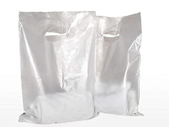 clear frosted bolsas