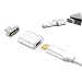 Produktbild MuSheng for Typ C zu HDMI Konverter Adapter, Typ C Power Lieferung Schnell Ladekabel Adapter Schluss Konverter (Silber)