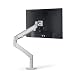 Produktbild METTE Einarmiger Monitorständer - Hochwertige Aluminium-Gasfeder-Monitor-Tischhalterung, einstellbare Computer-Steigleitung, Montagebasis für 13- bis 32-Zoll-Bildschirme 75X75 100X100,Silver